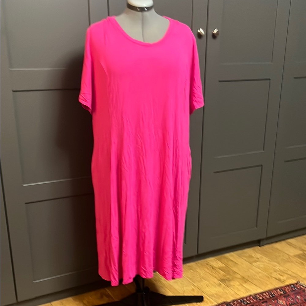 2xl Catherines Pink Midi Dress